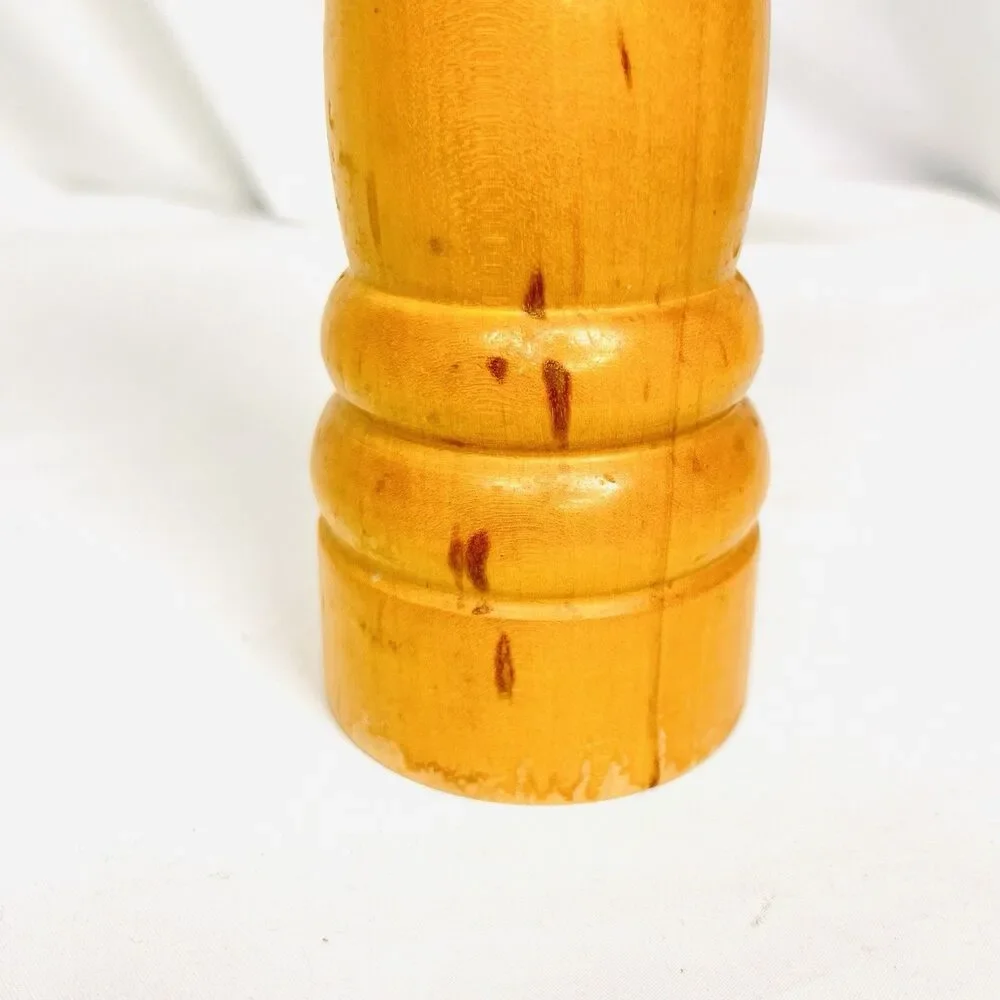 Banton by Vic Firth Pepper Mill 9” Wood Grinder Made USA Vintage MCM